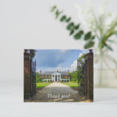Welkom bij Boone Hall Briefkaart (Staand voorkant)