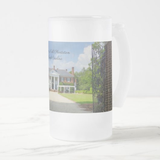 Welkom bij Boone Hall Frosted Mok (Voorkant rechts)