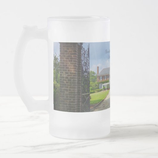 Welkom bij Boone Hall Frosted Mok (Links)