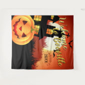 Welkom bij Booville Halloween | Gebeurtenisachterg Wandkleed (Voorkant (horizontaal))