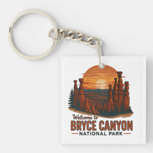 Welkom bij Borduurwerk Bryce Canyon National USA Sleutelhanger