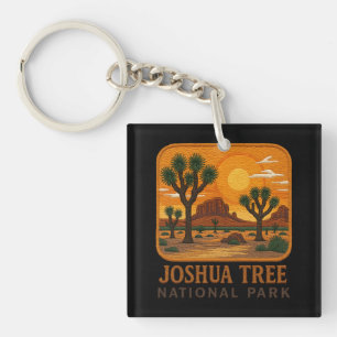 Welkom bij Borduurwerk Joshua Tree National USA Sleutelhanger
