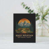 Welkom bij Borduurwerk Rocky Mountain National USA Feestdagenkaart (Staand voorkant)
