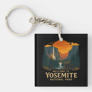 Welkom bij Borduurwerk Yosemite National USA Sleutelhanger