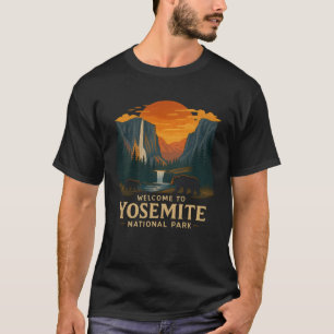 Welkom bij Borduurwerk Yosemite National USA T-shirt