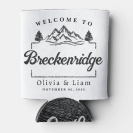Welkom bij Breckenridge Co Wedding Minimalist Blikjeskoeler