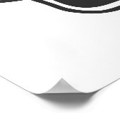 Welkom bij bruiloft, 30x36 Sign Floral Chalkboard Poster (Hoek)