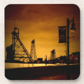 Welkom bij Butte, set van 6 onderzetters (Voorkant)