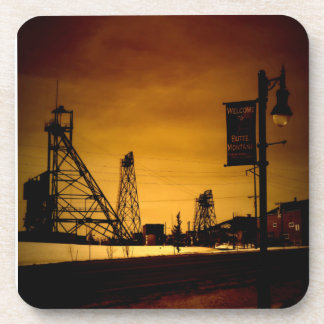 Welkom bij Butte, set van 6 onderzetters