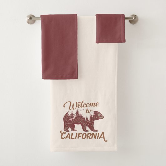 Welkom bij California Beer Bad Handdoek (Insitu)