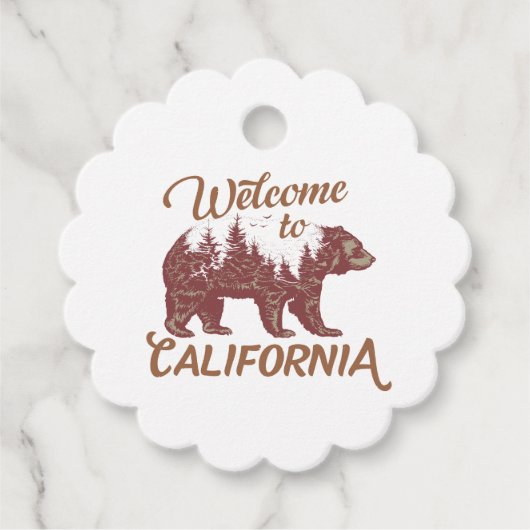 Welkom bij California Beer Bedankjes Labels (Voorkant)