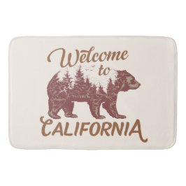 Welkom bij California Beer Forest Badmat
