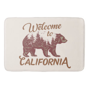 Welkom bij California Beer Forest Badmat