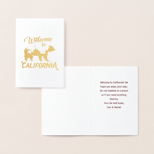 Welkom bij California Beer Forest Folie Kaarten (Display)