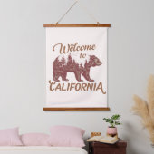 Welkom bij California Beer Forest Hangend Wandkleed (Slaapkamer)