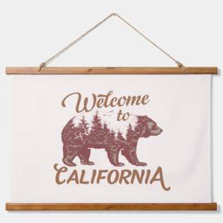 Welkom bij California Beer Forest Hangend Wandkleed