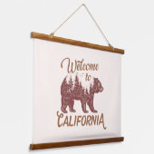 Welkom bij California Beer Forest Hangend Wandkleed (Gebogen)