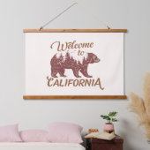 Welkom bij California Beer Forest Hangend Wandkleed (Slaapkamer)