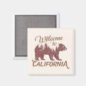 Welkom bij California Beer Forest Magneet (Voorkant / Achterkant)