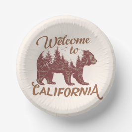 Welkom bij California Beer Forest Papieren Kommen