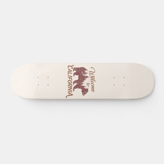 Welkom bij California Beer Forest Persoonlijk Skateboard (Horizontaal)