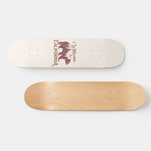 Welkom bij California Beer Forest Persoonlijk Skateboard (Horizontaal)