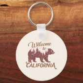 Welkom bij California Beer Forest Sleutelhanger (Voorkant)