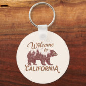 Welkom bij California Beer Forest Sleutelhanger (Voorkant)