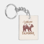 Welkom bij California Beer Forest Sleutelhanger (Voorkant Links)