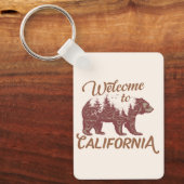 Welkom bij California Beer Forest Sleutelhanger (Voorkant)