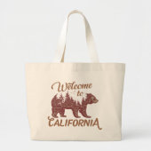 Welkom bij California Beer Grote Tote Bag (Voorkant)