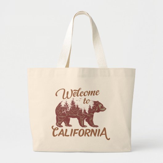 Welkom bij California Beer Grote Tote Bag (Voorkant)