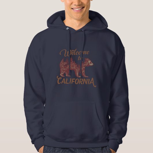 Welkom bij California Beer Hoodie (Voorkant)