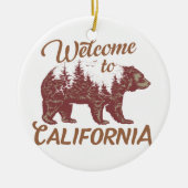 Welkom bij California Beer Keramisch Ornament (Voorkant)
