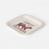 Welkom bij California Beer Papieren Bordje (Gebogen)