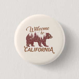 Welkom bij California Beer Ronde Button 3,2 Cm