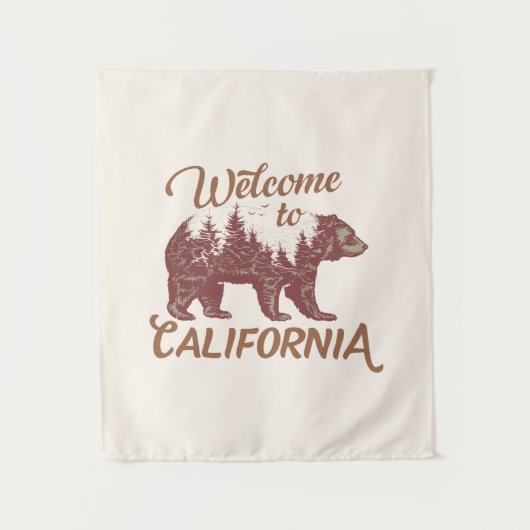 Welkom bij California Beer Wandkleed (Voorkant)