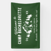 Welkom bij Camp Bachelorette Spandoek (Verticaal)