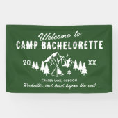Welkom bij Camp Bachelorette Spandoek (Horizontaal)