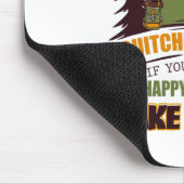 Welkom bij Camp Quitcherbitchin Happy Camper Muismat (Hoek)