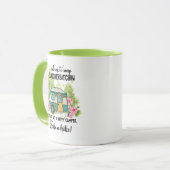 Welkom bij Camp Quitcherbitchin Mok (Voorkant links)