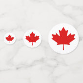 Welkom bij Canada Day Maple Leaf Table Confetti (Voorkanten)