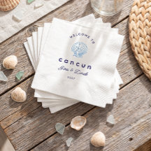 Welkom bij Cancun Bestemming Huwelijk Blauw