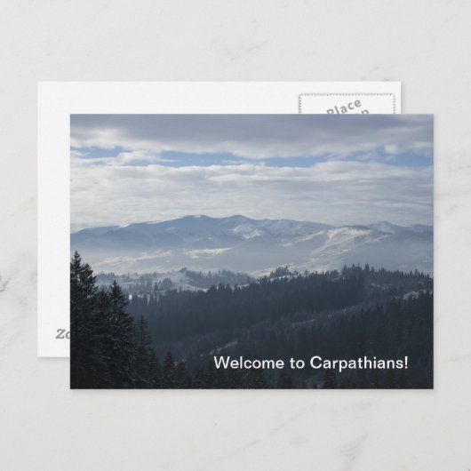 Welkom bij Carpathians! Briefkaart (Voorkant / Achterkant)