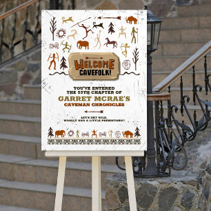 Welkom bij Caveman Chronicles Poster