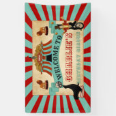 Welkom bij Circus Birthday Party Banner (Verticaal)
