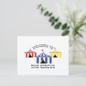 Welkom bij Circus Briefkaart (Staand voorkant)
