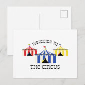 Welkom bij Circus Briefkaart (Voorkant / Achterkant)