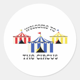 Welkom bij Circus Ronde Sticker