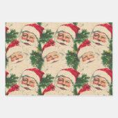 Welkom bij Classic Santa Inpakpapier Vel (Voorkant)